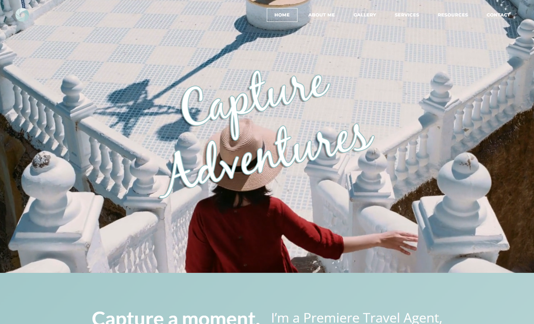 Capture Adventures homepage