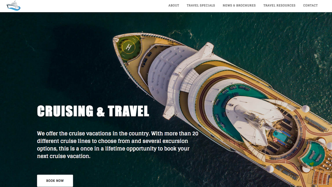 Cruise Travel & Leisure homepage