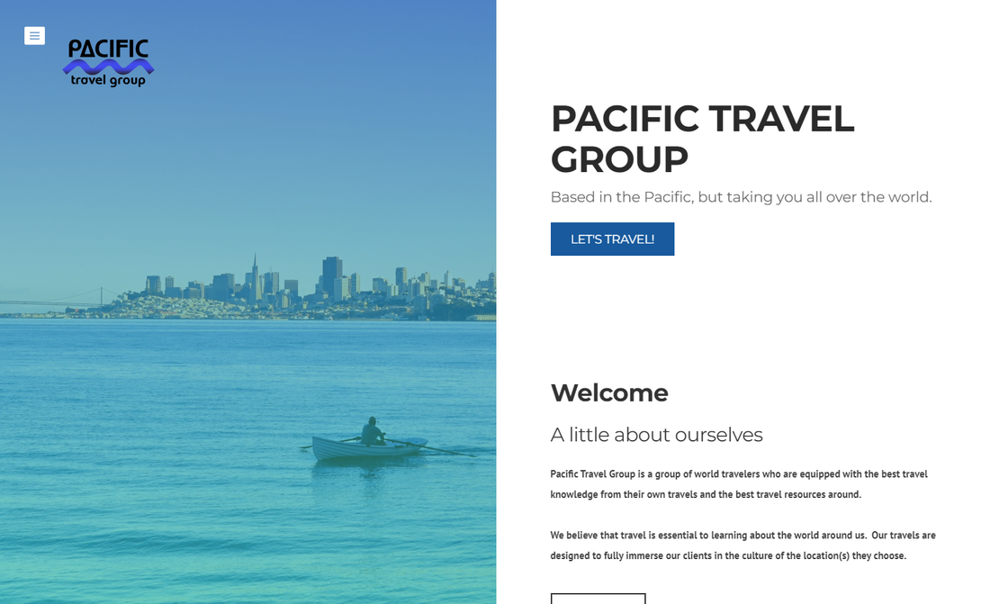 Pacific Travel Group homepage