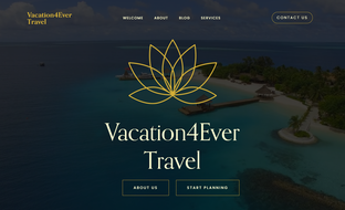 Vacation4Ever home page image